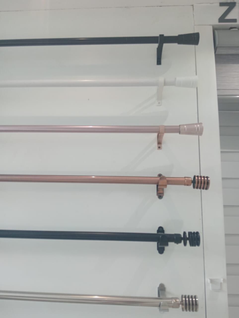 Contemporary Metallic Curtain Rods - Poles & Railings by ACJ Curtains